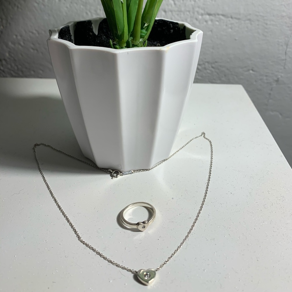 Tiffany necklace & ring set